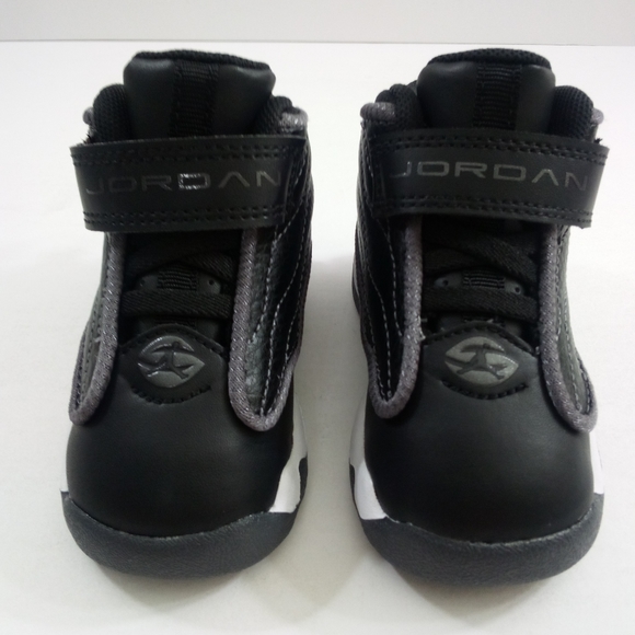Jordan Pro Strong Baby & Toddler 4C Black White Basketball Shoes DC7910-002 - Picture 2 of 8